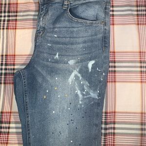 BONGO Paint Splattered Jeans